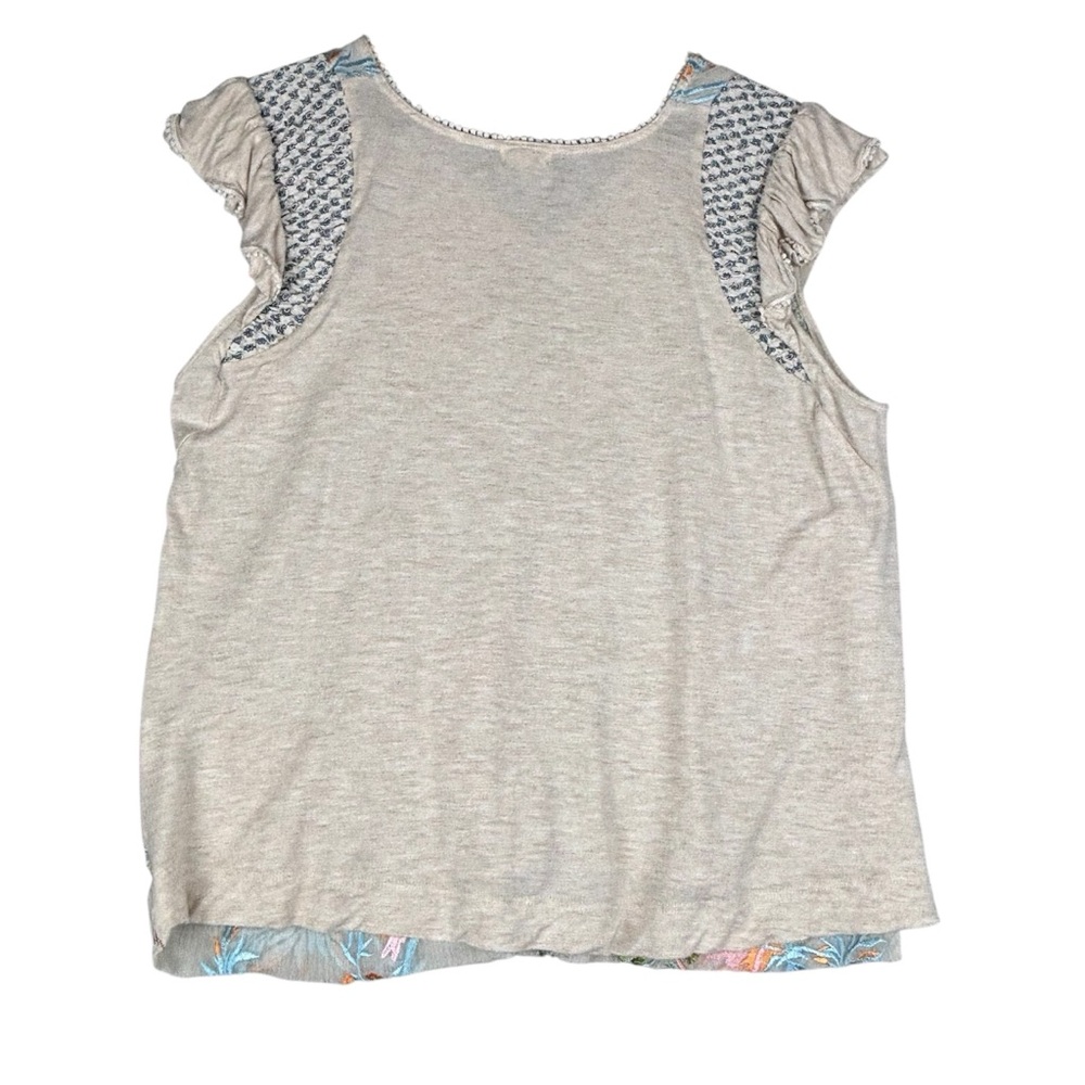 Anthropologie TINY Floral Frieda Embroidered Top Womens Large - Picture 2 of 12